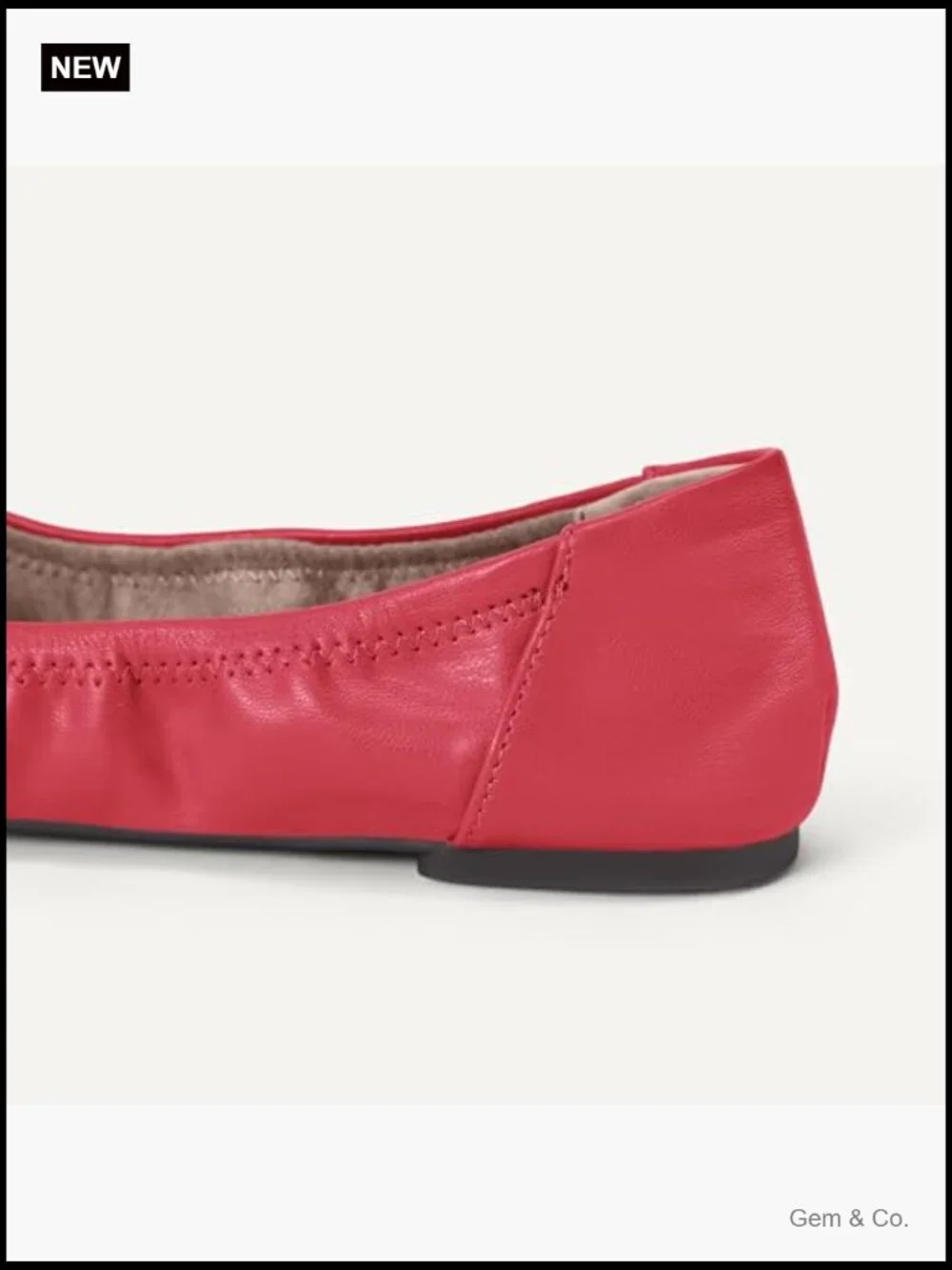 Women's Comfortable Slip-On Ballet Flats with Memory Foam Insole